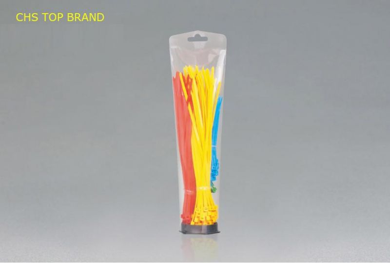 White Nylon Cable Tie 100 Pieces Per Bag with Head Card