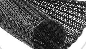 Self-Closing, Overlapping Edge Pet PA Filament Knitted Hose Protector Applied for Automotive