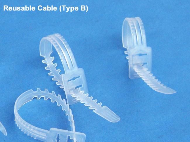 Reusable Nylon Cable Tie for Electric Wire Binding
