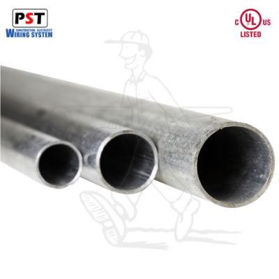 ANSI C80.3 UL797 Listed Hot DIP Galvanized Electrical Steel EMT Conduit Pipe EMT Steel Tubes