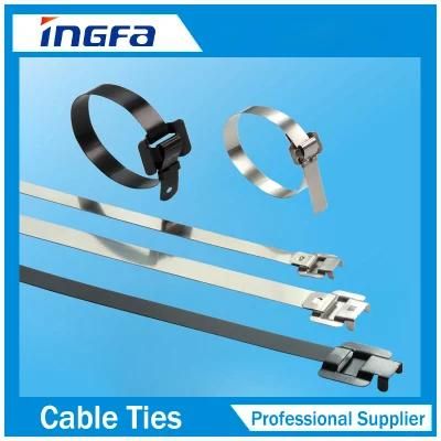 Releasable/Resuable Stainless Steel Metalic Tie Strap for Binding