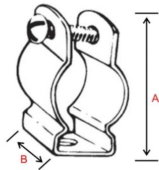 25mm UL Standard EMT Conduit Hanger Steel Conduit Hanger with Bolt