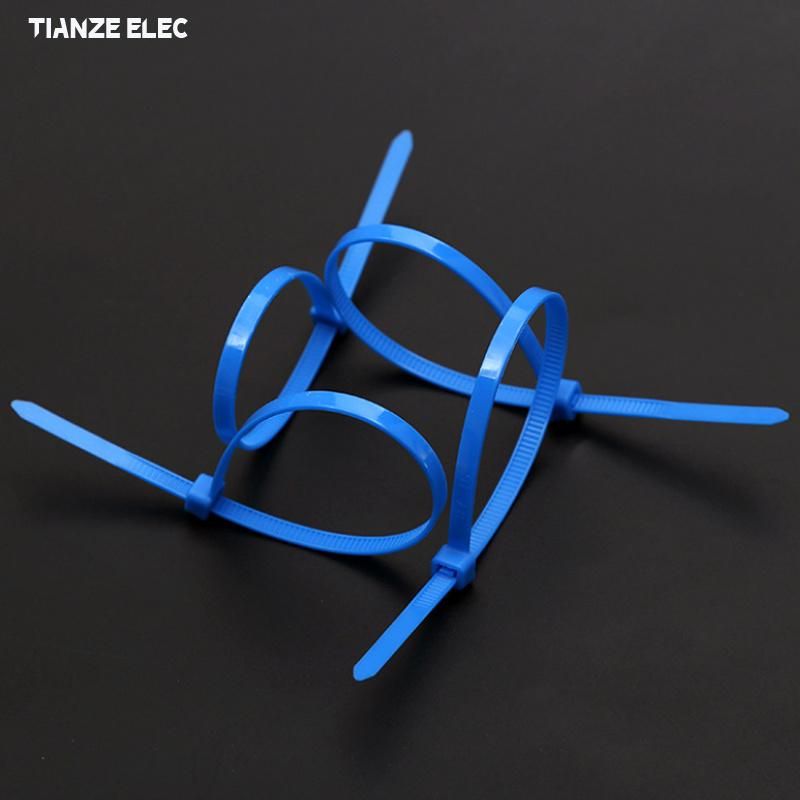 4.8X200mm 8inches UV-Anti Blue Self-Locking Nylon Cable Ties