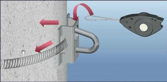 Fiber Optic Cable Connector Locker FTTH Drop Cable Clamp