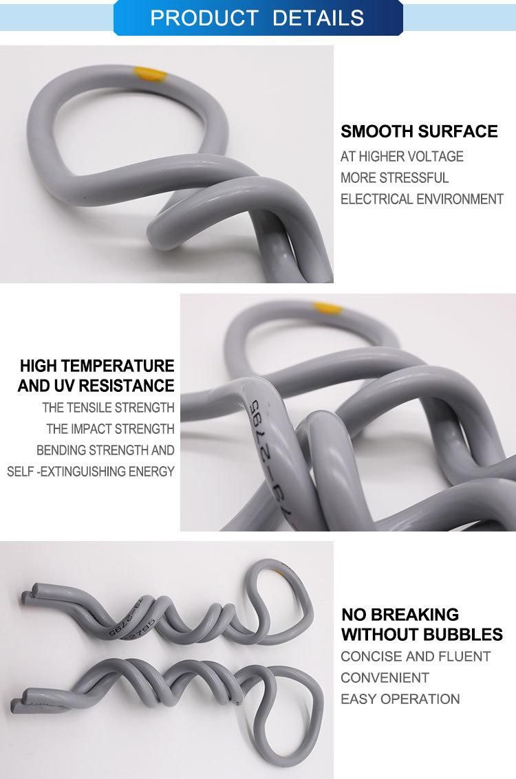 Plastic Insulator Tie Double Angle Side Tie