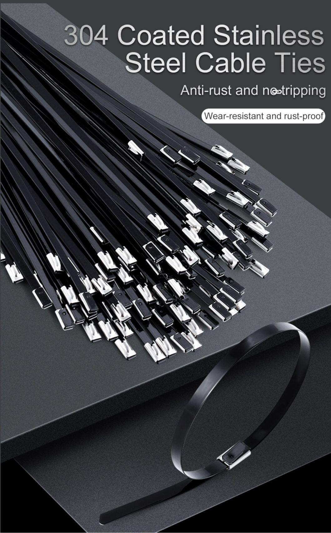 PVC Coated Stainless Steel Cable Ties Metal Wire Ties Stainless Steel Cable Tie