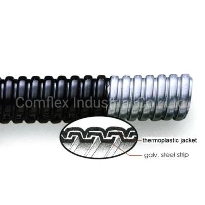 Stainless Steel Flexible Metal Interlock or Squarelock Conduit^