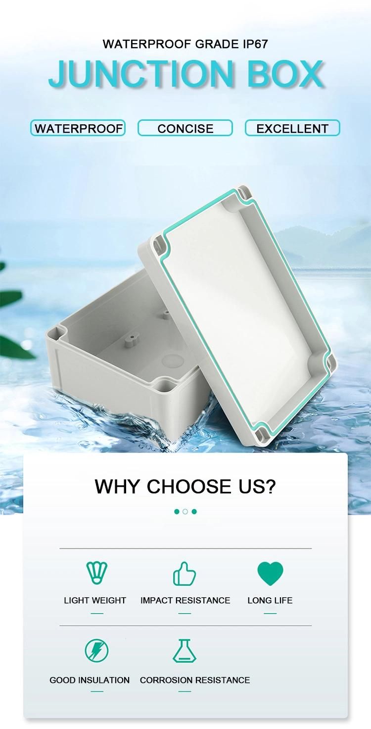 Accessories Plastic Waterproof Junction Box for Cable Gland ABS Box