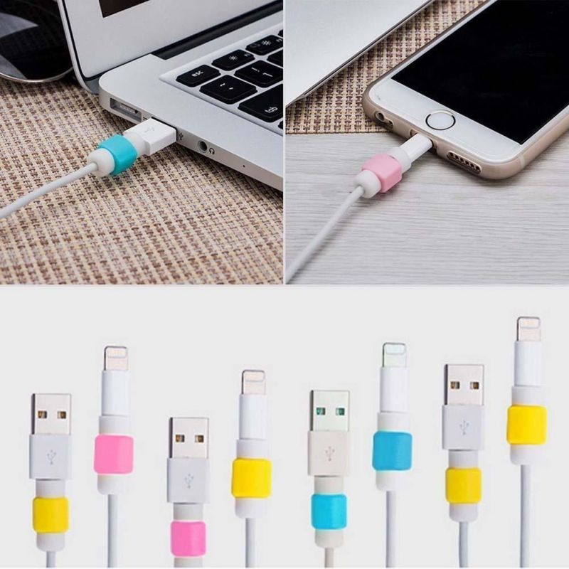 Lightning USB Charger Cable Protector Saver Cover for Apple iPhone