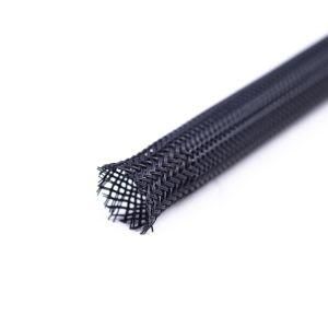 PE PA Monofilament Fabric Braided Sleeveing Hoses Expandable Protection Used in Automotive Bowden Cables Piping Fluid Container