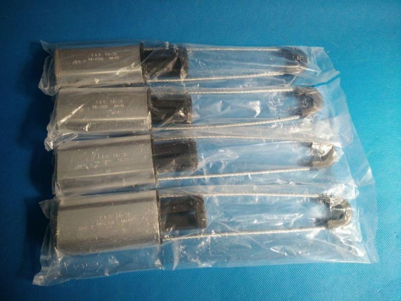 Aluminum Alloy Anchor Clamp / Dead End Clamp Optic Fiber Cable Accessories