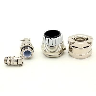 Brass Cable Gland China Hot Sale Double Locked Metal Cable Gland Pg Type