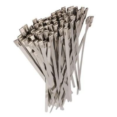 100 Pack of Stainless Steel Cable Ties - 150mm X 4.6mm - High Quality 316 Marine Grade Metal by UL