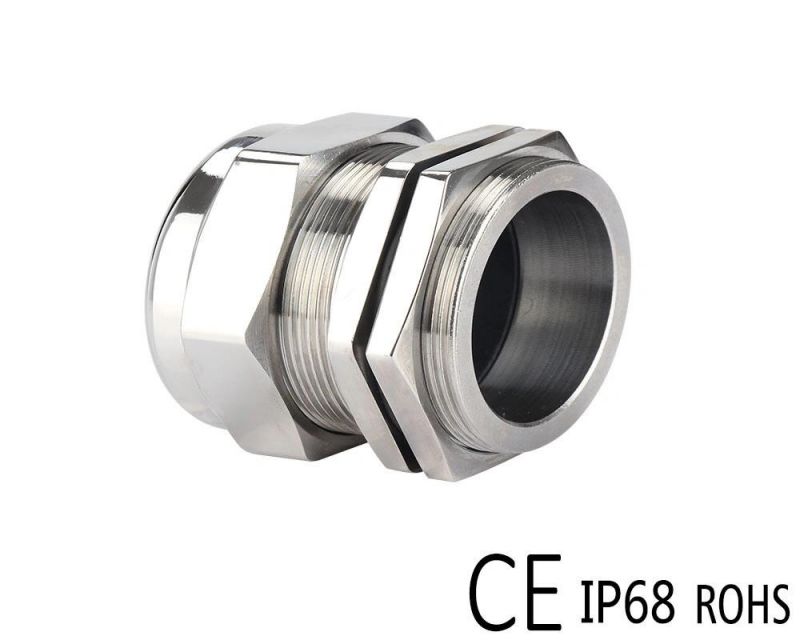 Professional Factory of Waterproof Pg Thread Stainless Steel Cable Glands Connector IP68