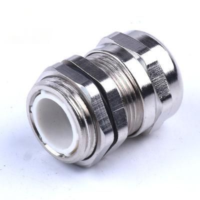 Waterproof Cable Connector Nickel Plated Brass Cable Gland