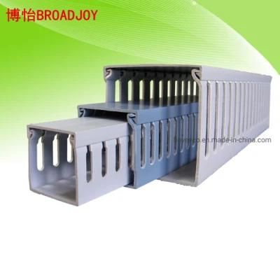 PVC Cable Channel/PVC Wire Duct/Blue PVC Cable Trunking