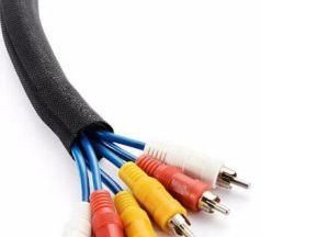 Easy for Installation Self Closing and Open Tubular Shape Pet or PA Knitted Sleeving Mechanical Protector
