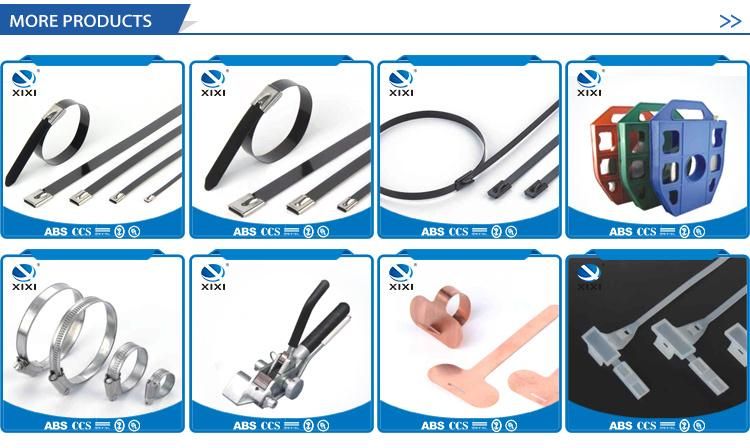 Self Locking Stainless Steel Metal Cable Zip Ties Uncoated