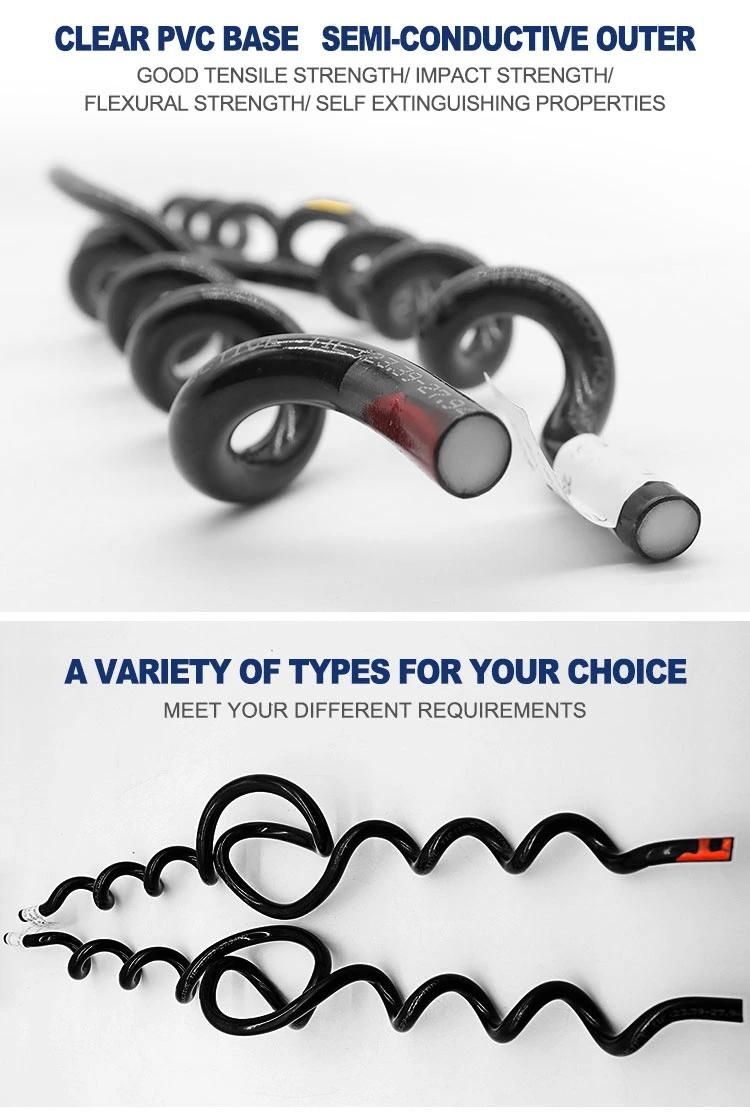China Supplier Semi-Conductive Plastic Top Tie/ Side Tie / Cable Ties