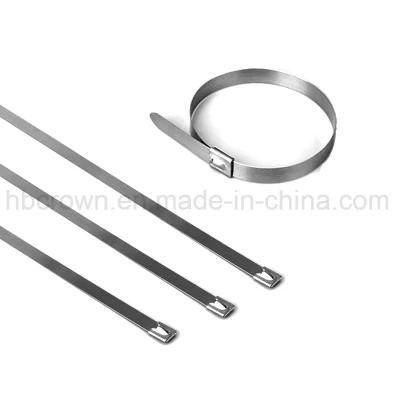 SS316 Engraved Logo Stainless Steel Cable Ties