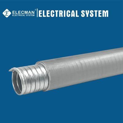 Electrical Liquid Tight Waterproof Gi Flexible/Corrugated Metal Steel Grey Conduit/Tube