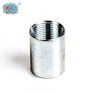 1/2&prime;&prime; Rigid Conduit Steel Coupling Threaded Topele China Factory