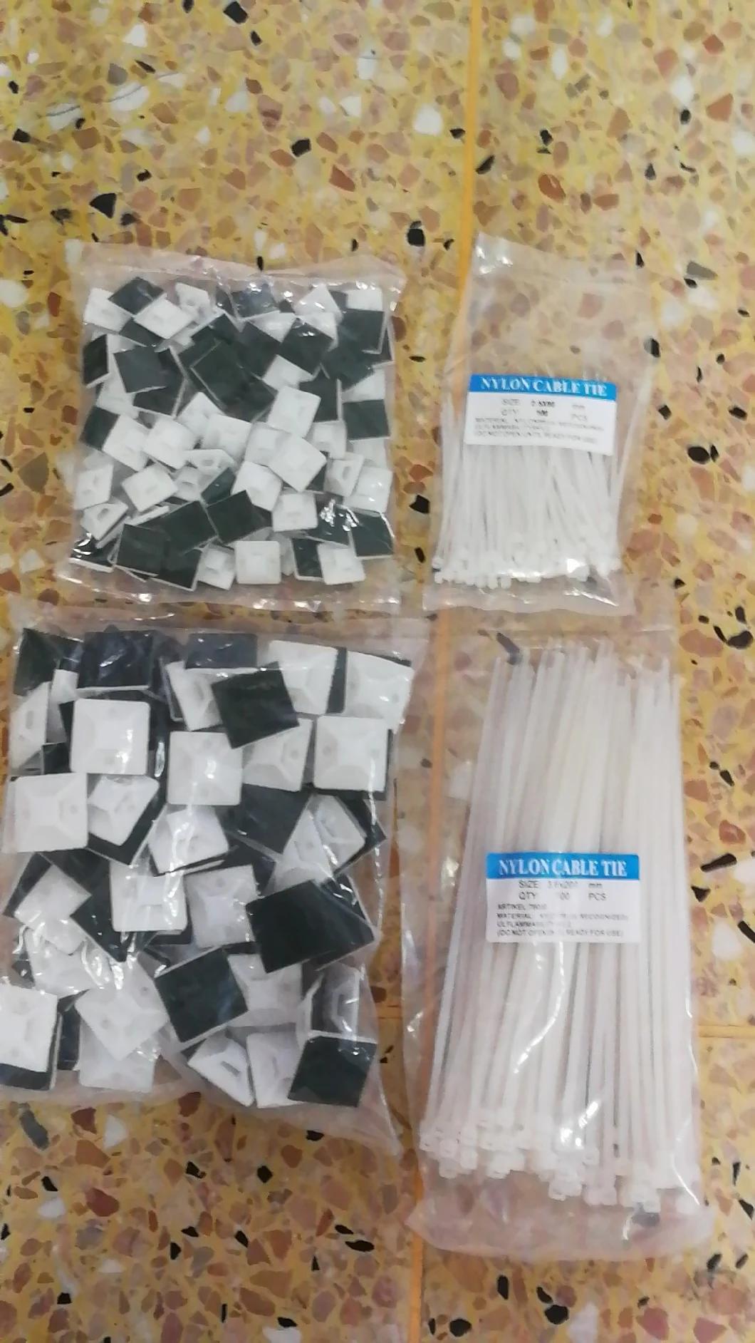 Releasable Nylon Cable Tie Wire Organizer