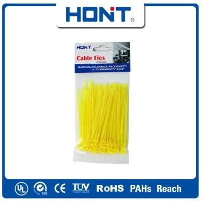 Self-Locking PA66 94V-2 UL Certificated Plastic Nylon Cable Zip Tie 2.5*200mm
