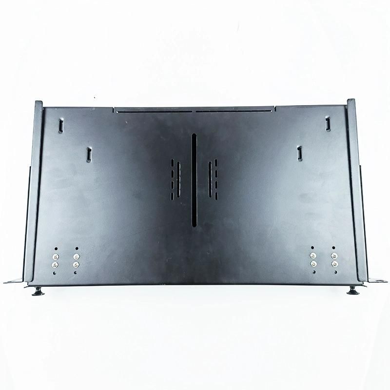 Abalone Good Quality Black Pull-Pull Type 12 LC Duplex Fiber Splicing Patch Panel Kit Sliding Socket Panel