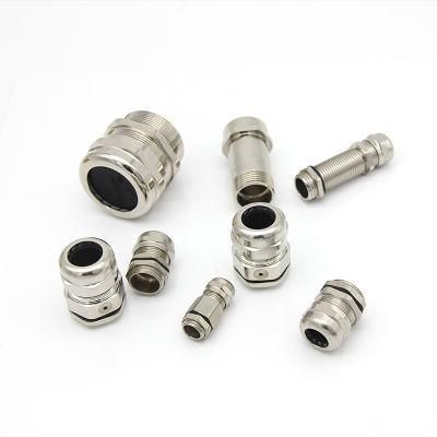 Longer Thread Type Brass Cable Gland Electrical Metal Cable Gland