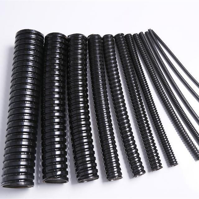 Liquid Tight Flexible Waterproof Flex Corrugated PVC Metal Conduit Hose Ss Pipe Tubes with PVC Connector