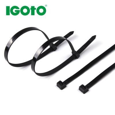 Good Reputation High Quality Black Nylon Cable Tie with Label