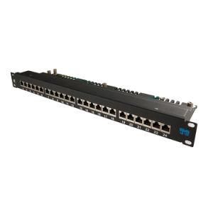 24 Port Integrated FTP Patch Panel for Cat5e Cable