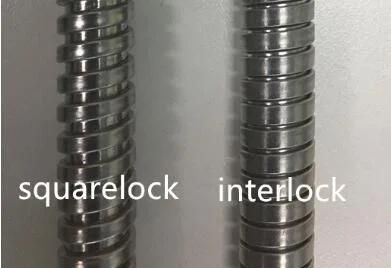 Stainless Steel Flexible Wire Squarelock Conduit