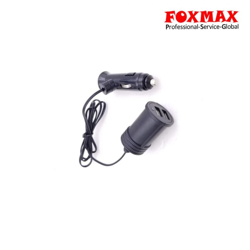 Car Cigarette Lighter Power Plug Adapter with USB Port (FM-CL07)