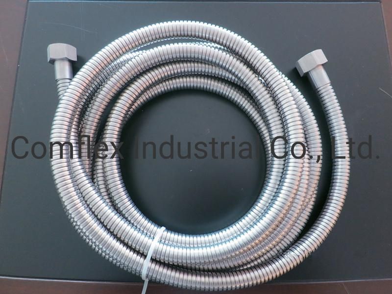 Stainless Steel 304 Stripwound Interlock Conduit for Protecting Cable / Wire