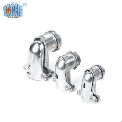 Flexibel Conduit Fittings of Squeeze Connector 90 Degree Angle /Straight Type