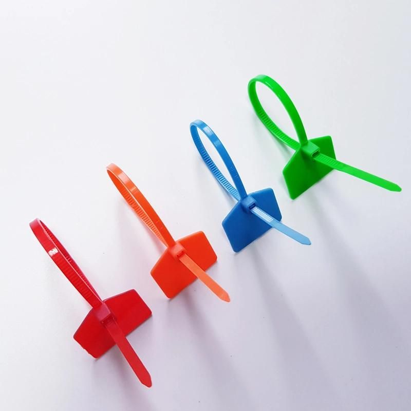 Guangzhou Manufacturer Plastic Nylon Cable Ties with Writable Tags