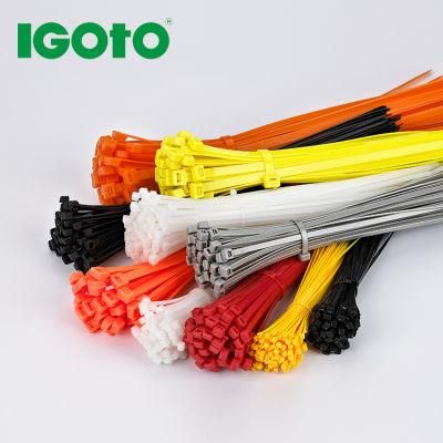 4.8X200mm 100PCS/Bag Black Color Self-Locking Nylon Cable Ties