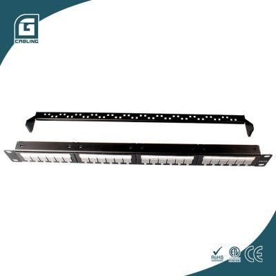 Gcabling China Supply 48-Port RJ45 2u Ethernet 48 Port -C6panel2u48