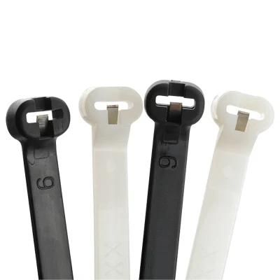 Nlzd 4*150 Plastic Nylon Wire Metal Inlay Cable Tie