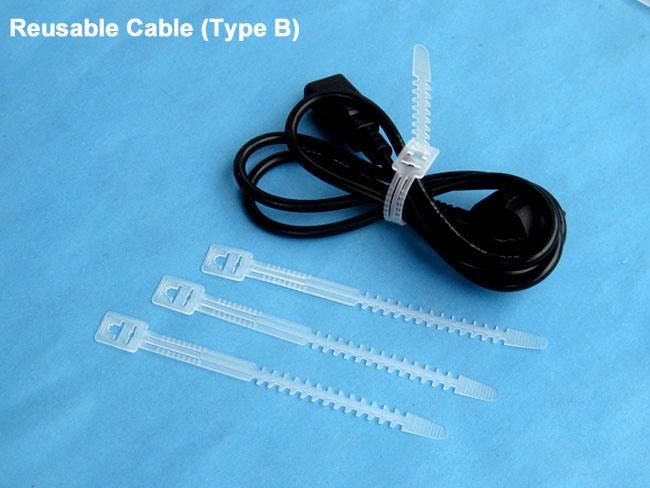 Reusable Nylon Cable Tie for Electric Wire Binding