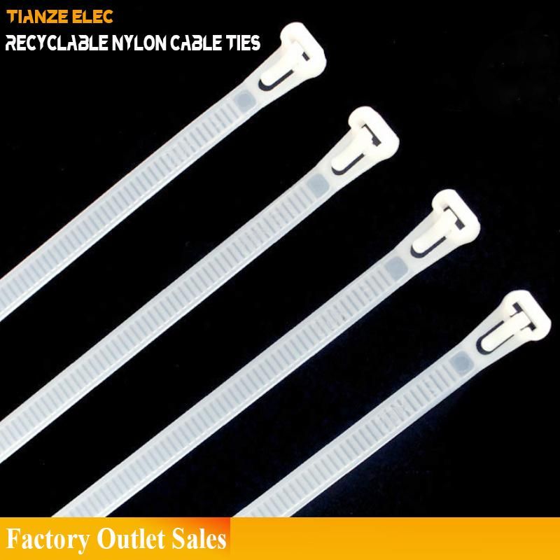 Releasable Nylon Cable Ties for Reuse