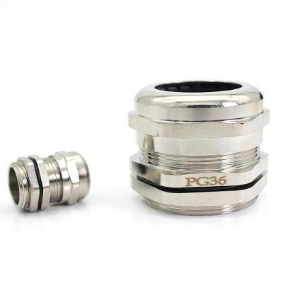 Pg36 Brass Cable Gland IP68 Pg Electrical Waterproof Metal Cable Gland Good Price