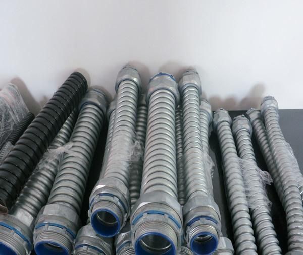 3/4" Hot Electrical Cable Dipped Wire Protection Stainless Steel Hose Liquid Tight Metal Flexible Conduit