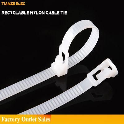 Releasable Nylon Cable Ties for Reuse