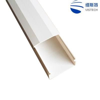 PVC Cable Trunking Slot Wire Casing, PVC Electrical Cable Trunking