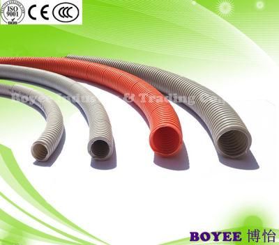 PVC Orange Electrical Cable Flexible Conduits Pipes