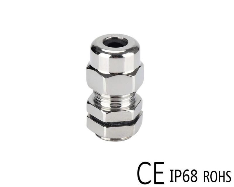 Professional Factory of Waterproof Pg Thread Stainless Steel Cable Glands Connector IP68