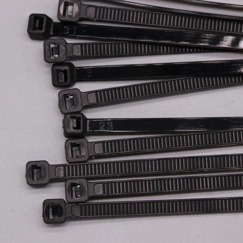 China Factory CE RoHS UL UV Self Locking Nylon66 PA66 Plastic Cable Zip Wraps Ties